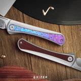 Melody | Aluminium & Crystalized Ti + Rainbow Dama