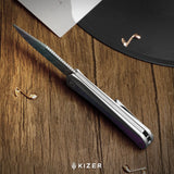 Melody | Aluminium & Crystalized Ti + Rainbow Dama