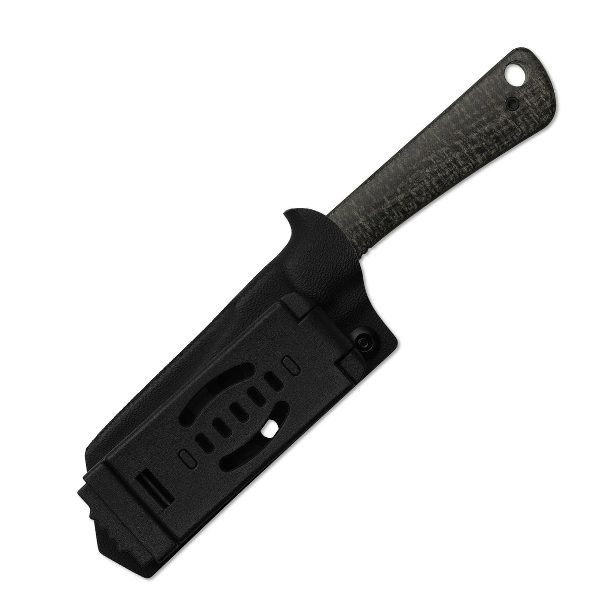 MiCrow | Micarta + Black PVD AEB-L
