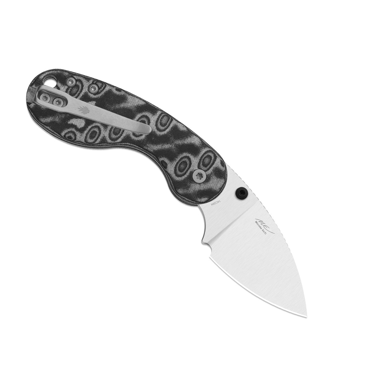 Microbe™ DSJ AirTi | Vortex Micarta + Satin 14C28N