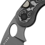 Microbe | Black Vortex Micarta + 14C28N