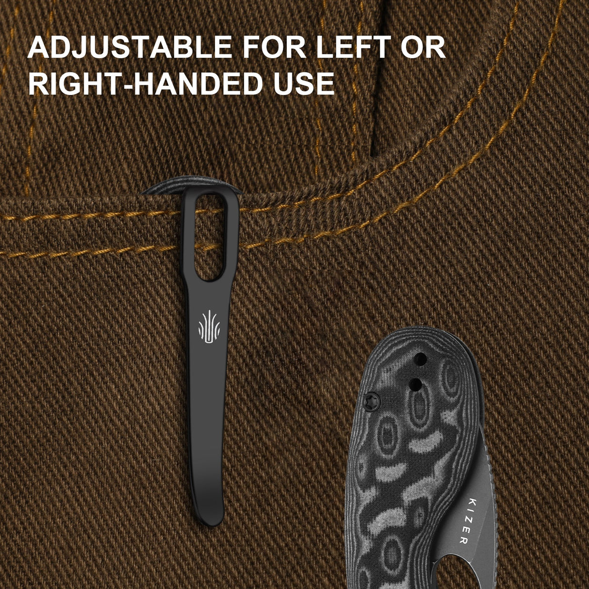 Microbe | Black Vortex Micarta + 14C28N