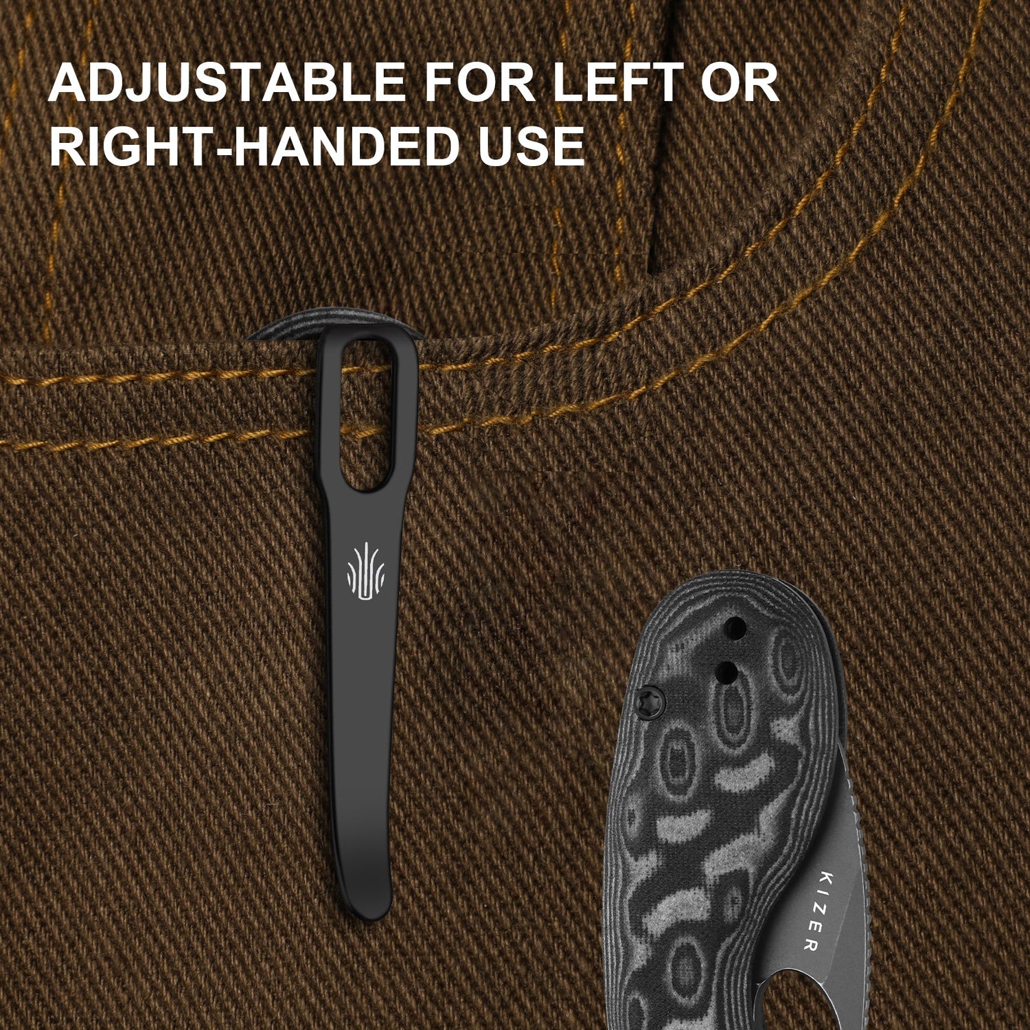 Microbe | Black Vortex Micarta + 14C28N