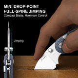 Microbe | Blue Vortex Micarta + 14C28N