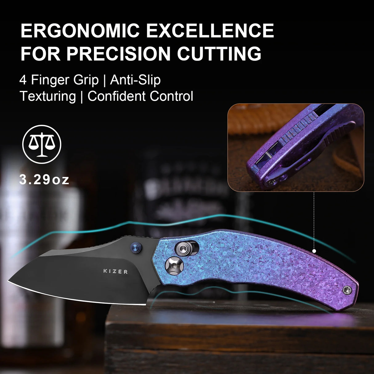Mini Bulldog | S45VN + Crystallised Titanium