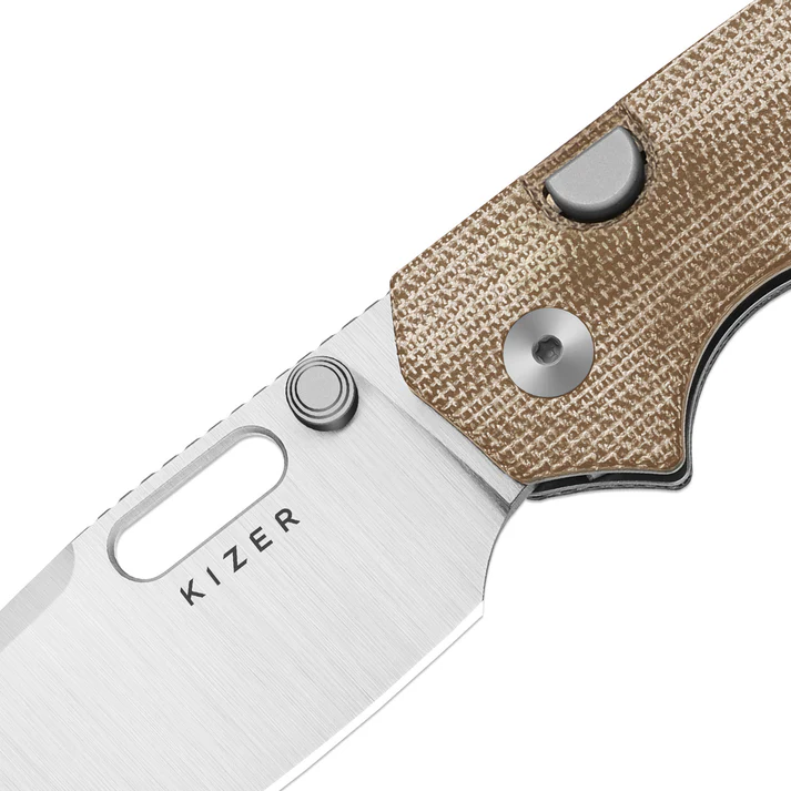 Outposter | Brown Norplex UltreX™ Micarta + Satin Nitro-V