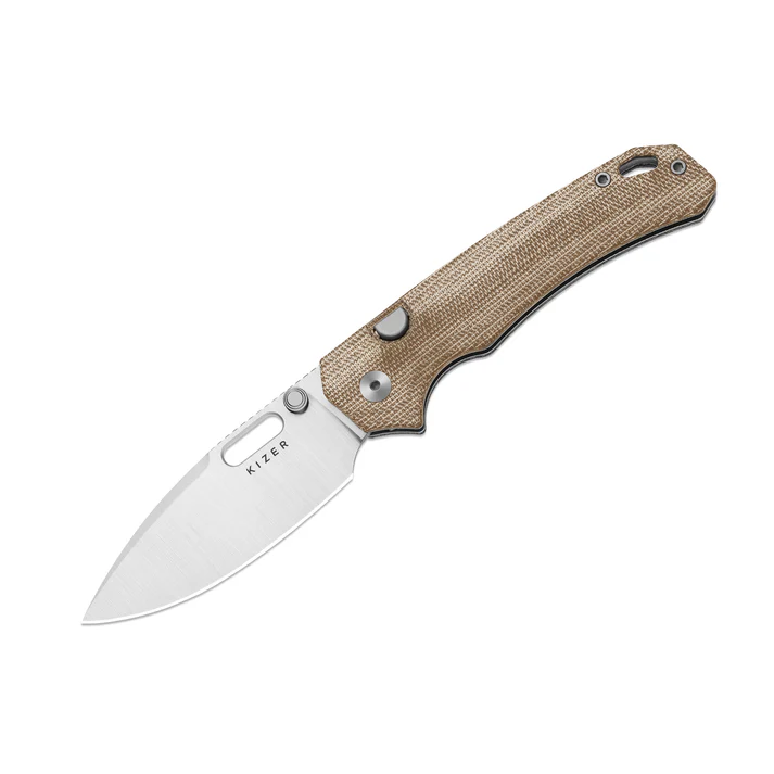 Outposter | Brown Norplex UltreX™ Micarta + Satin Nitro-V