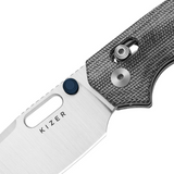 Outposter | Black Norplex UltreX™ Micarta + Satin Nitro-V