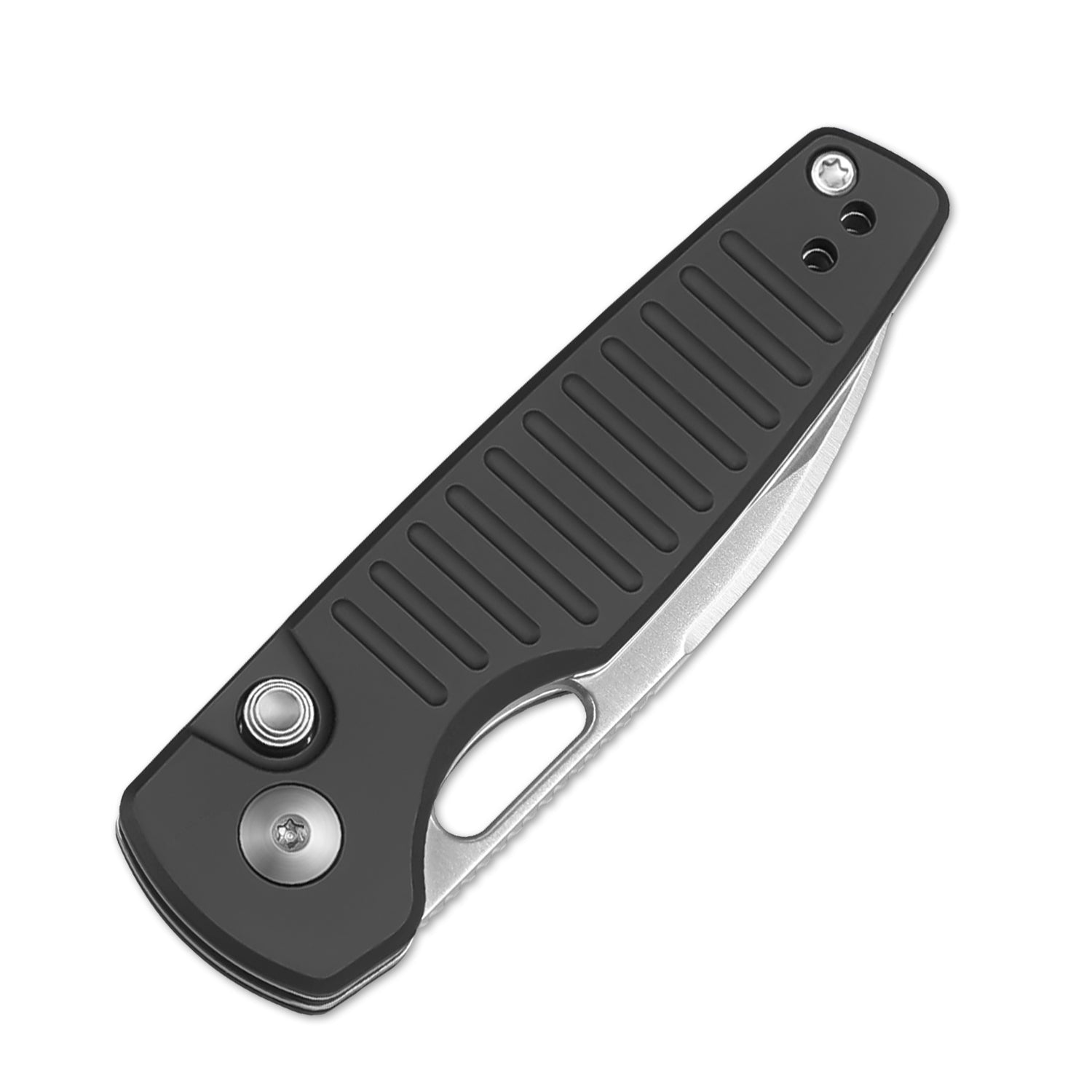 Kizer Parakeet Folding Knife | Drop Point Grey Aluminium + Nitro-V