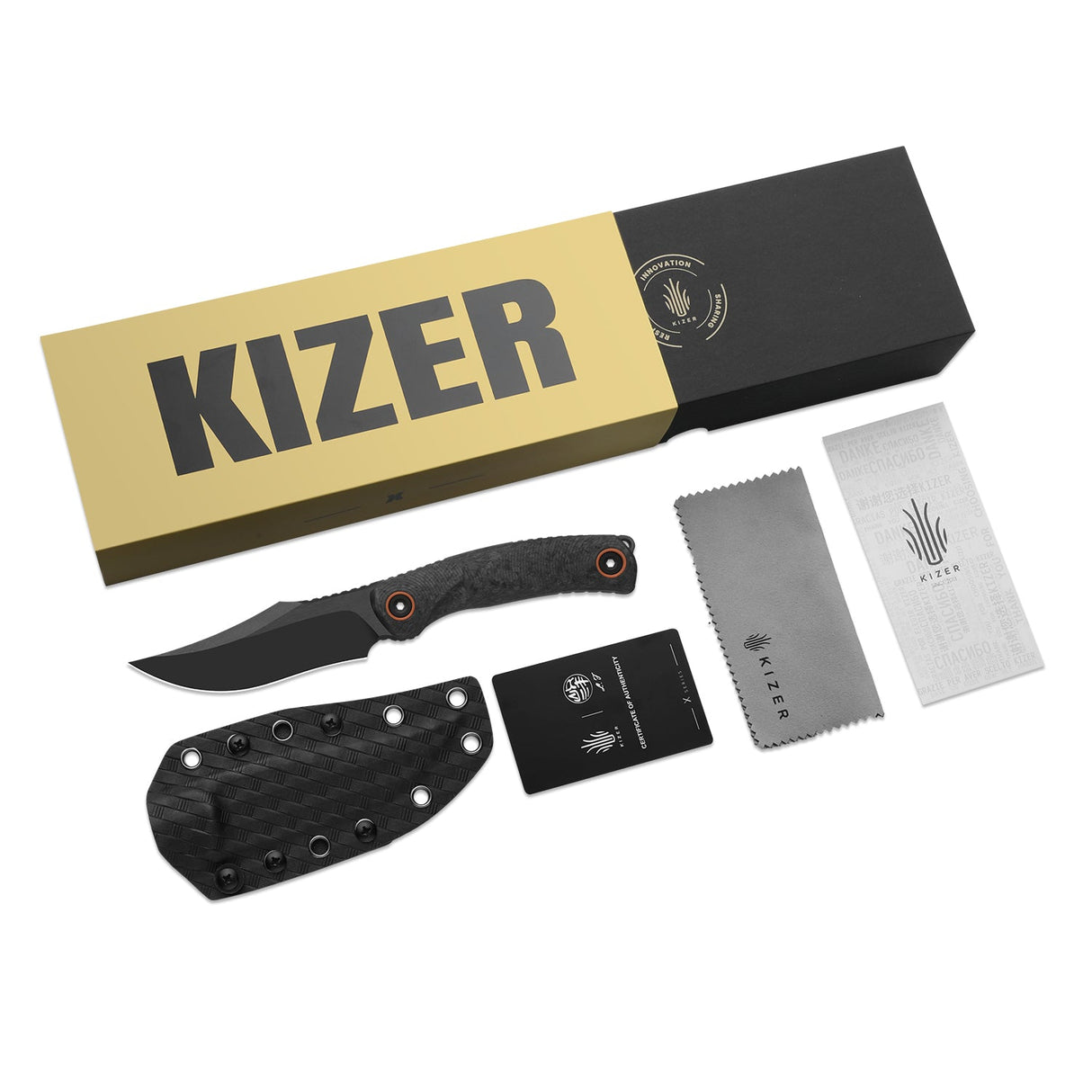Pioneer Fix | Carbon Fibre & G10 + Matte DLC Ultra M390