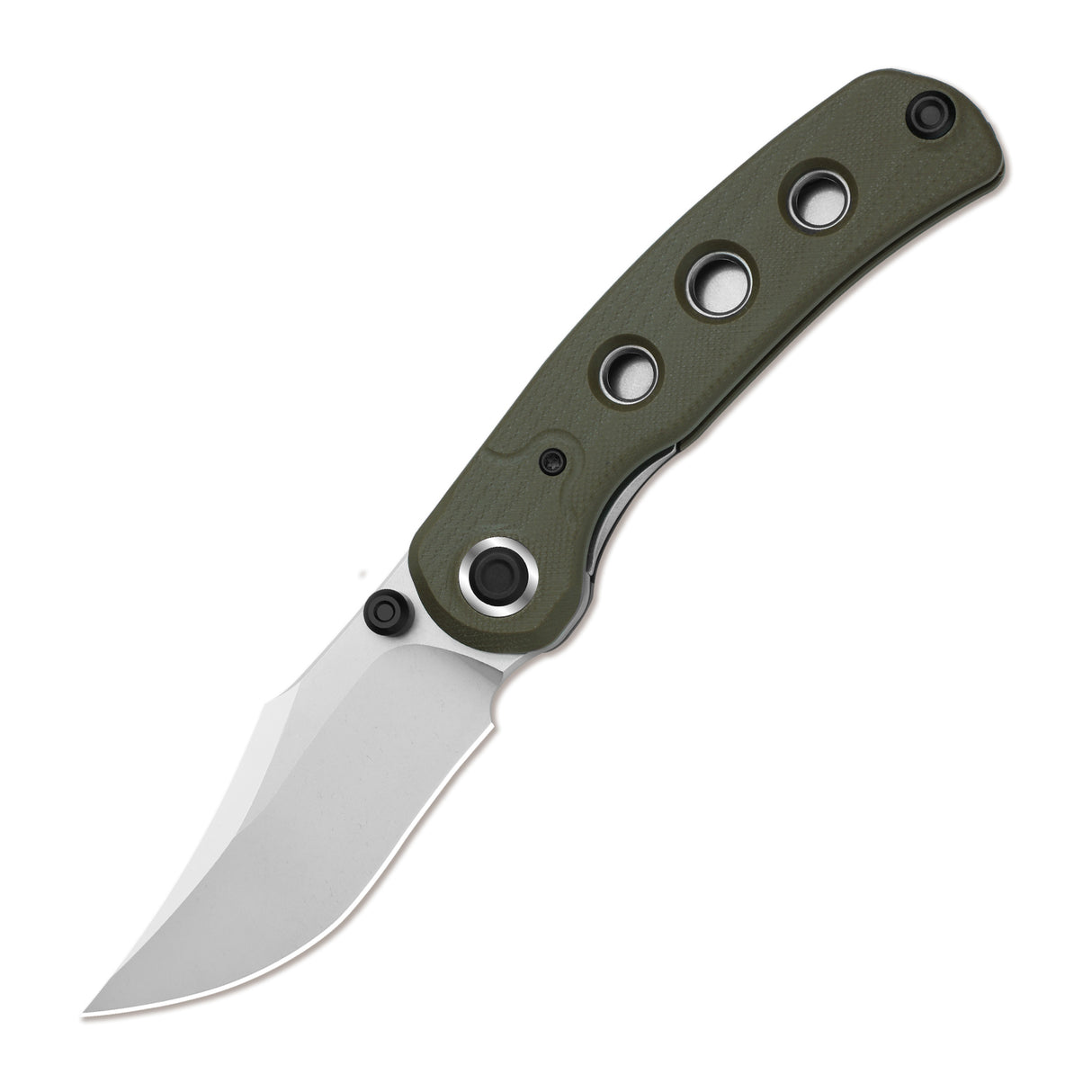 Pioneer | Green G10 + Clip Point 14C28N