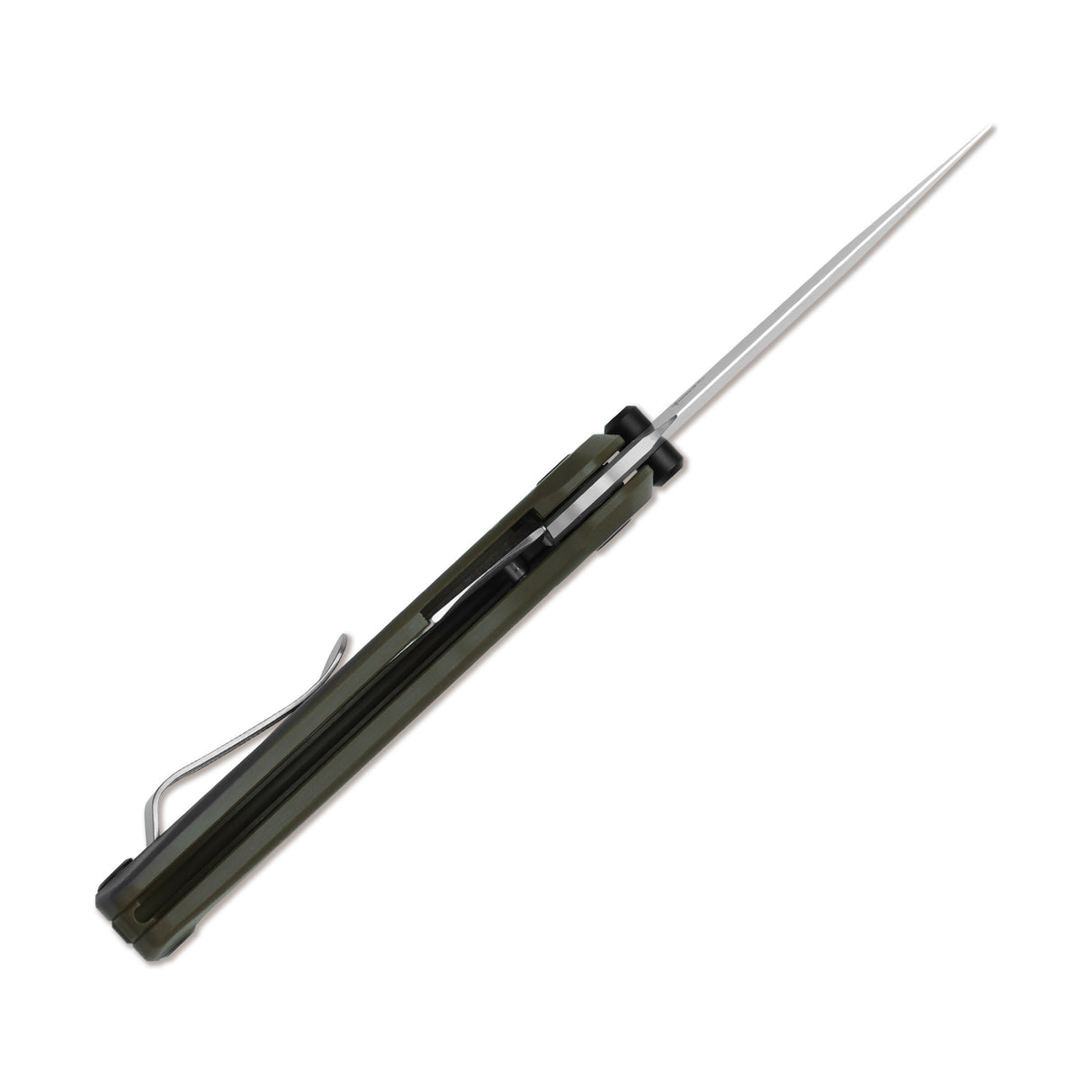 Pioneer | Green G10 + Clip Point 14C28N