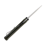Pioneer | Green G10 + Clip Point 14C28N