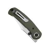 Pioneer | Green G10 + Clip Point 14C28N