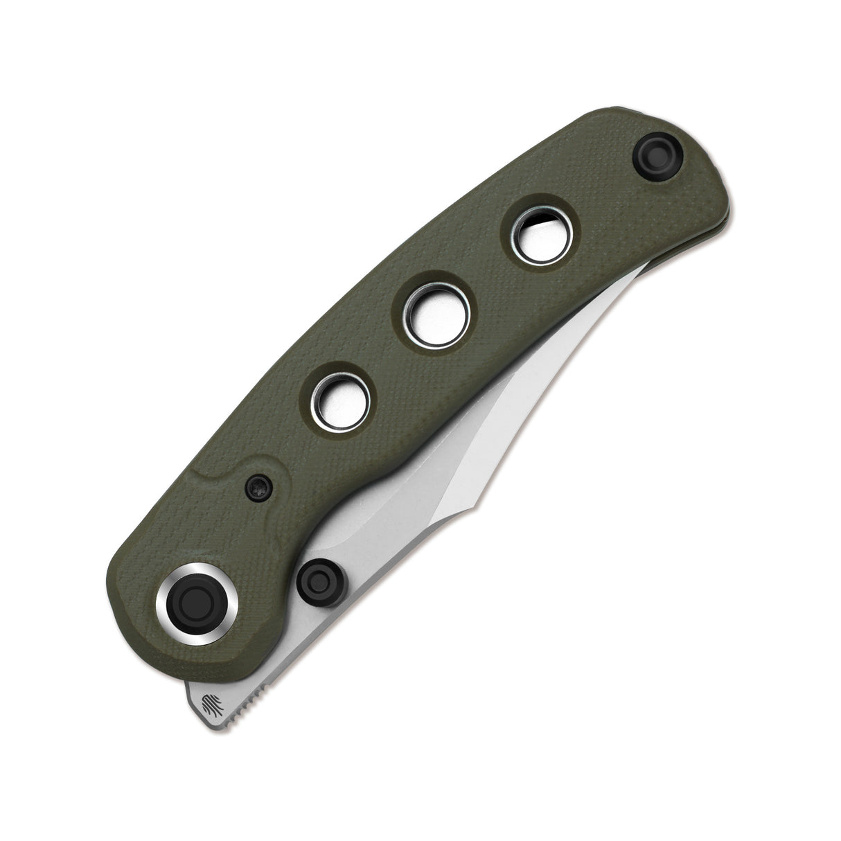 Pioneer | Green G10 + Clip Point 14C28N