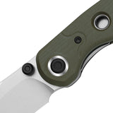 Pioneer | Green G10 + Clip Point 14C28N