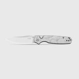 Pokiman BLL | Silver Aluminium Foil G10 + Clip Point AEB-L