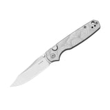Pokiman BLL | Silver Aluminium Foil G10 + Clip Point AEB-L