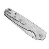 Pokiman BLL | Silver Aluminium Foil G10 + Clip Point AEB-L