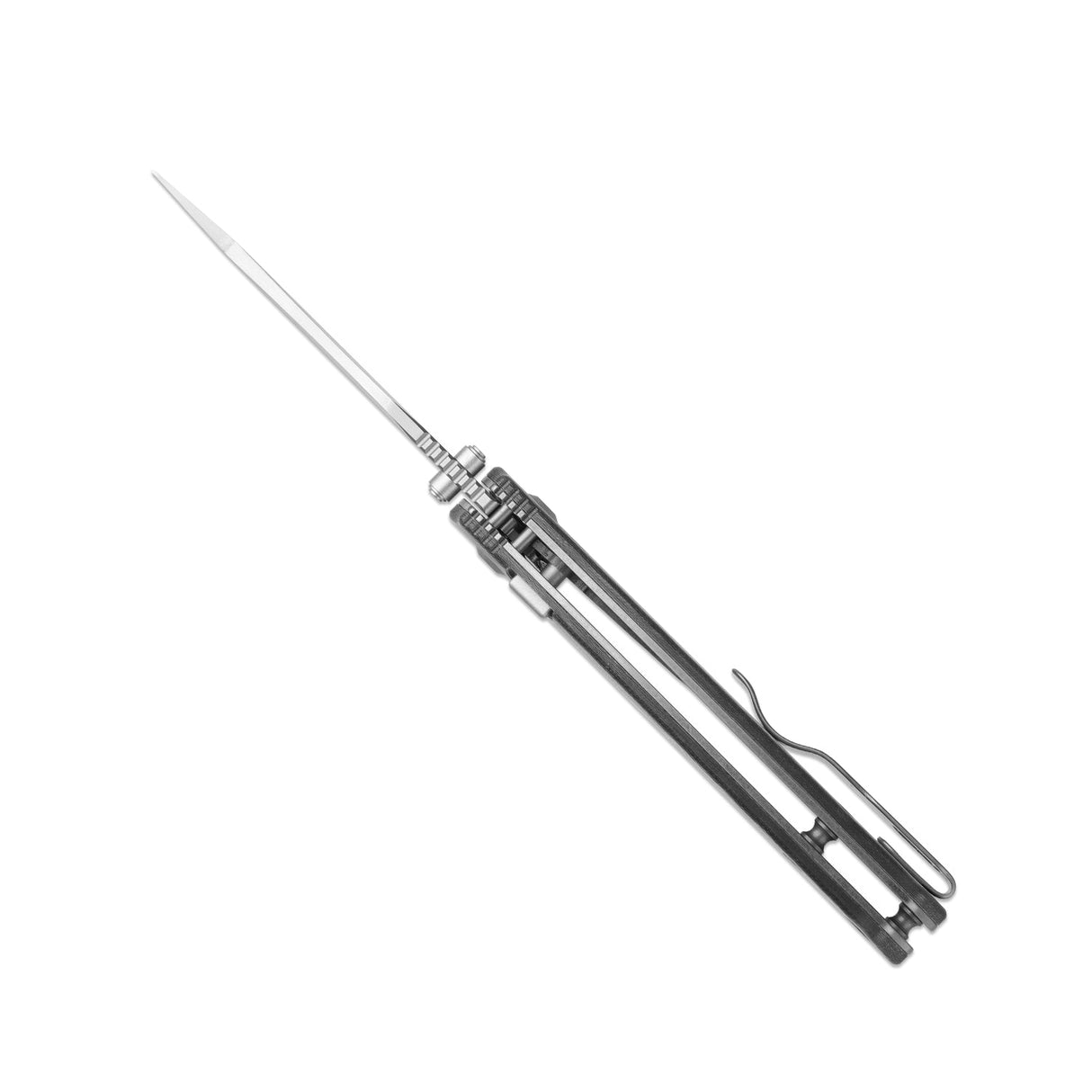 Pokiman BLL | Silver Aluminium Foil G10 + Clip Point AEB-L