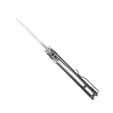 Pokiman BLL | Silver Aluminium Foil G10 + Clip Point AEB-L