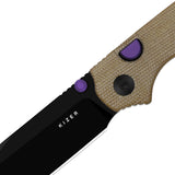 Pokiman BLL | Natural Micarta + Black PVD Sheepsfoot AEB-L