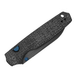 Pokiman BLL | Black Micarta + Grey PVD Drop Point AEB-L