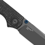 Pokiman BLL | Black Micarta + Grey PVD Drop Point AEB-L