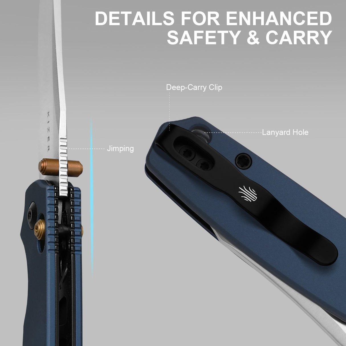 Pokiman CC | Aluminium + Clip Point AEB-L