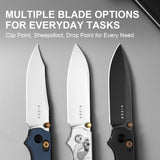 Pokiman CC | Aluminium + Clip Point AEB-L