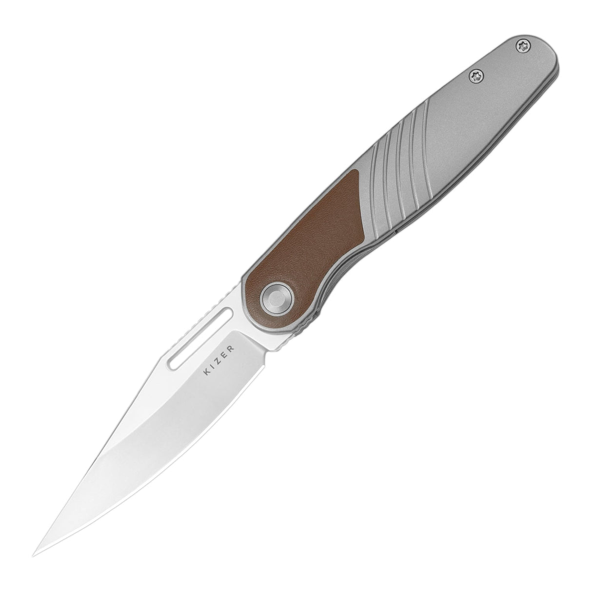 Raze | Titanium & Leather + S45VN