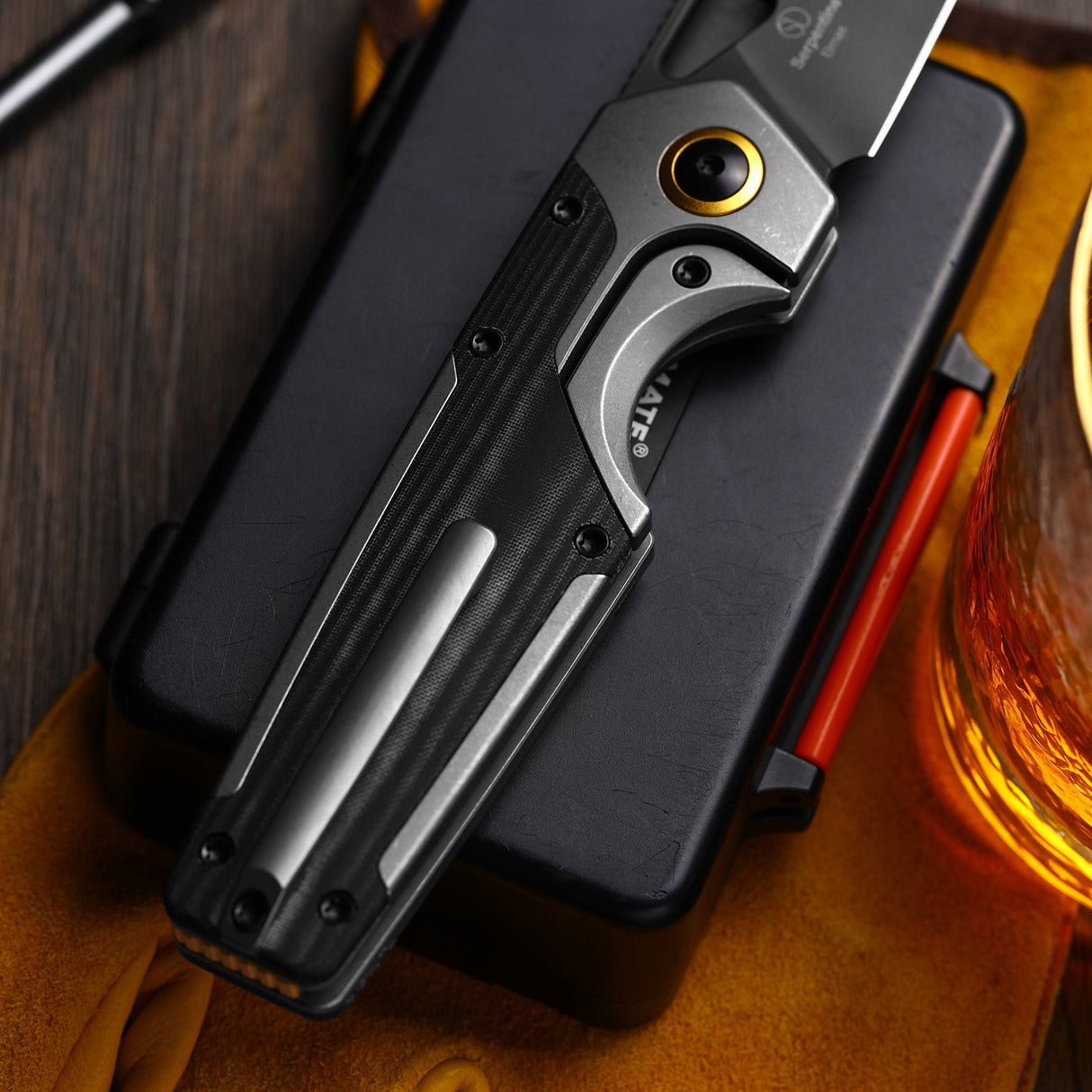 Serpentine | Ti & Micarta + Matte DLC Ultra Elmax