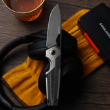 Serpentine | Ti & Micarta + Matte DLC Ultra Elmax