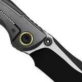 Silver Wing-lite | Ti & Carbon Fibre + Black PVD S45VN