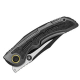 Silver Wing-lite | Ti & Carbon Fibre + Black PVD S45VN
