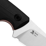 Snick | Black & Red G10 + Satin AEB-L