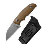 Snick | Brown & Black G10 + Grey Stonewashed AEB-L