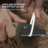 Snick | Green & Orange G10 + Blackwashed AEB-L