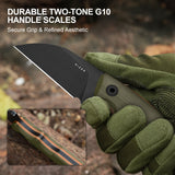 Snick | Green & Orange G10 + Blackwashed AEB-L