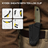 Snick | Green & Orange G10 + Blackwashed AEB-L