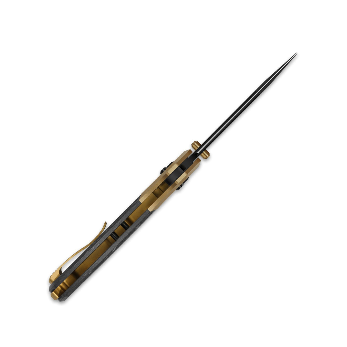 Staffi | Gold Titanium & Carbon Fiber + S45VN