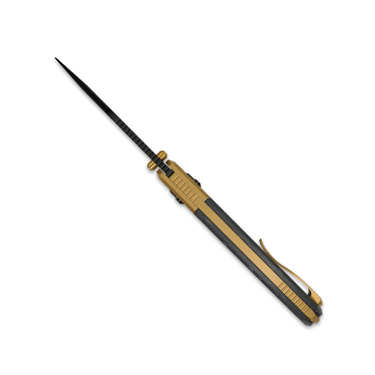 Staffi | Gold Titanium & Carbon Fiber + S45VN