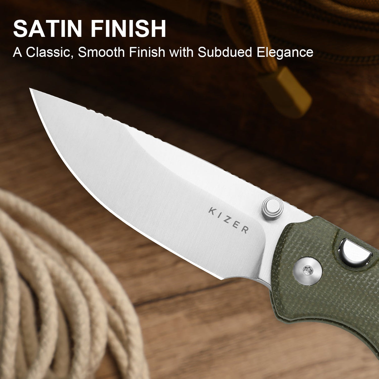 T1 BD | Green Micarta + Nitro-V