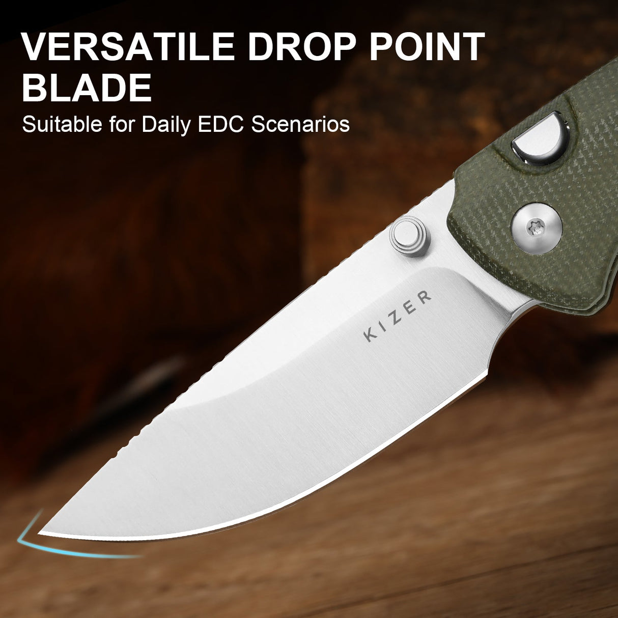 T1 BD | Green Micarta + Nitro-V