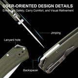 T1 BD | Green Micarta + Nitro-V