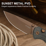T1 BD | Norplex UltreX™ Micarta + Sunset Nitro-V