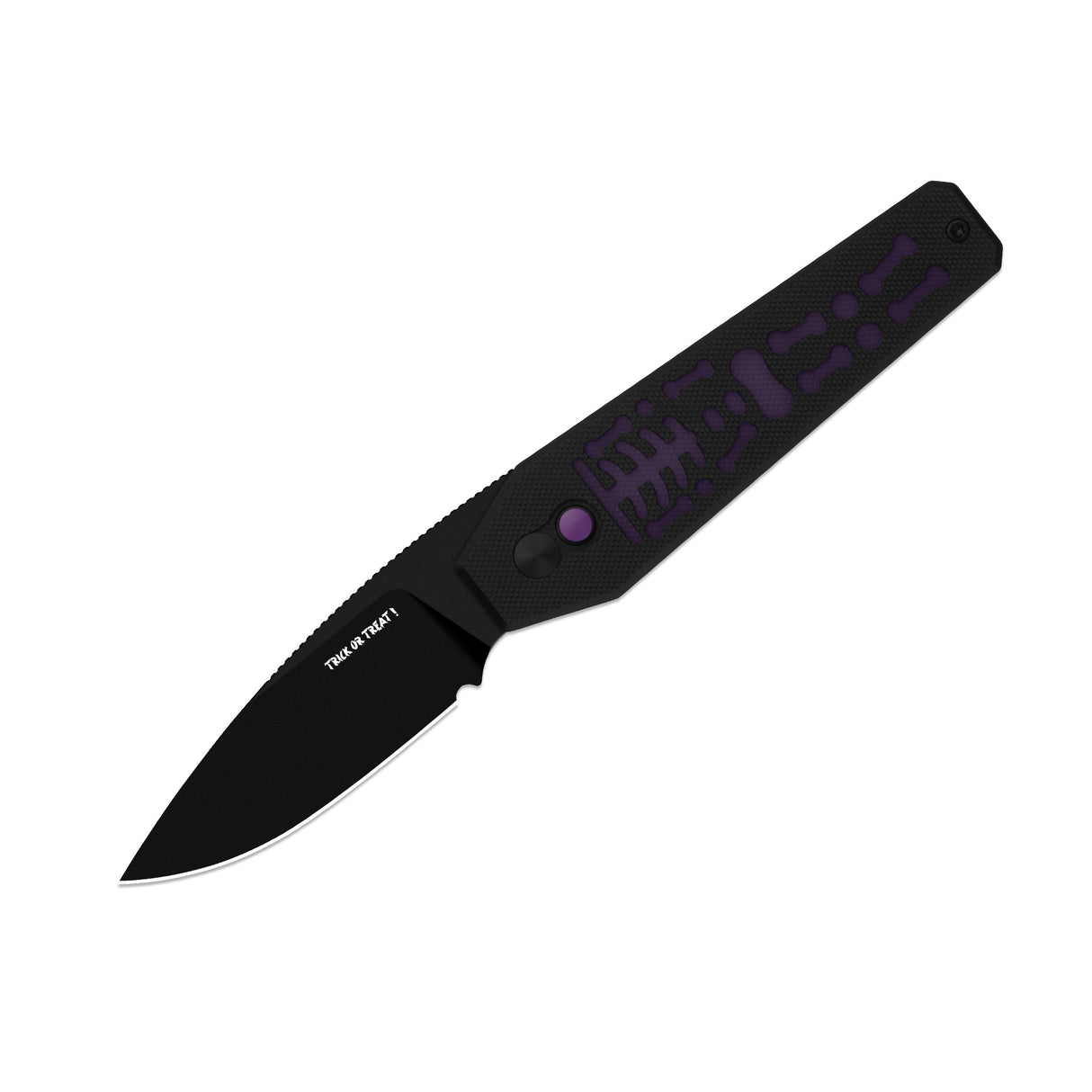 Tomb - Halloween | Black G10 & Blue GID + Black PVD Nitro-V