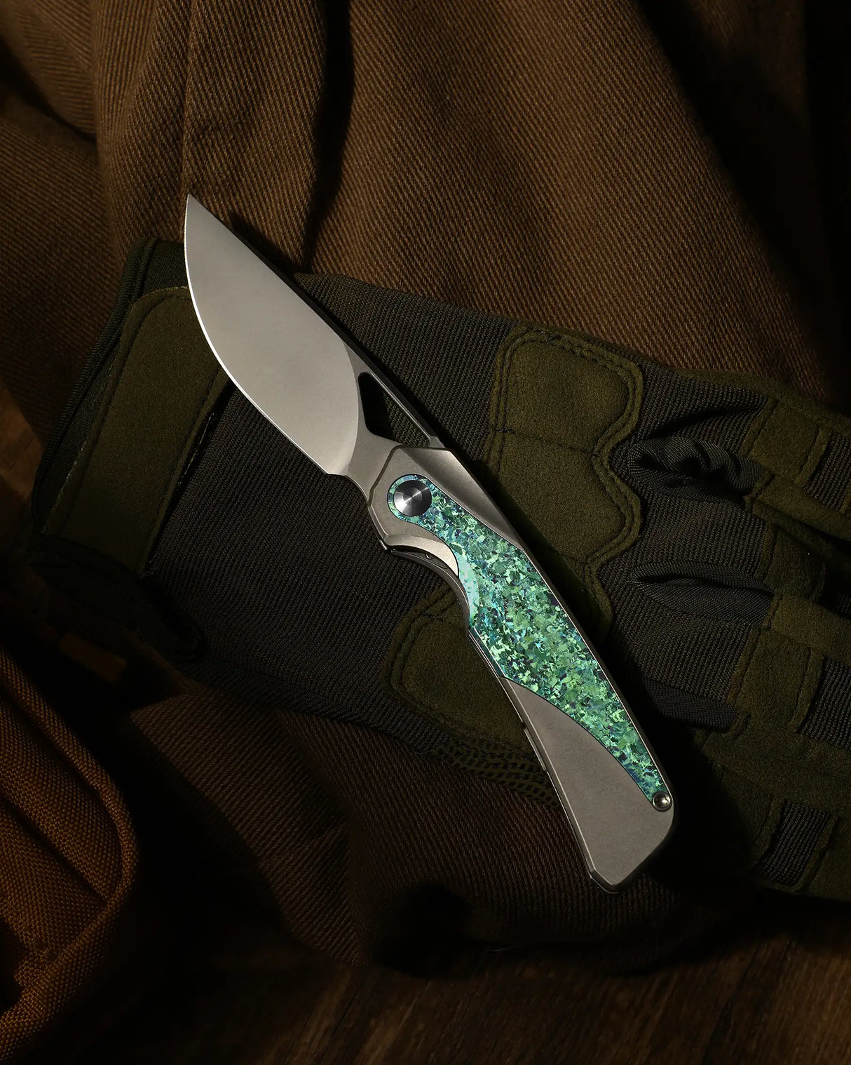 Topsail | Green Crystalized Ti + M390