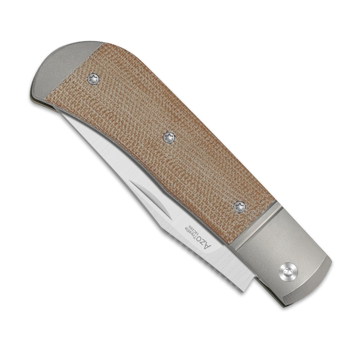 Trestle | Titanium & Micarta + 14C28N