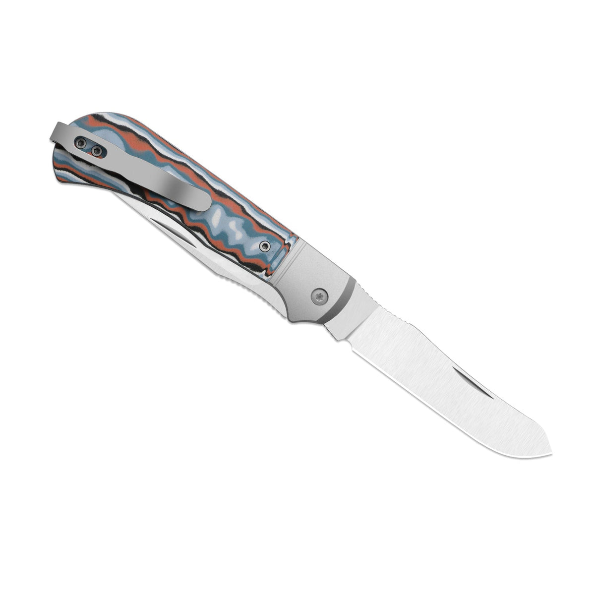 Trestle TP AirTi - Dual Blade | Aluminum & Vortex Micarta + Satin BD1N